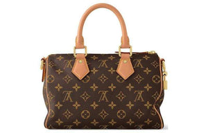 حقيبة Louis Vuitton Speedy 25 Monogram بنقشة كلاسيكية.