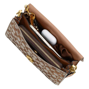 Coach Tabby 26 |👜✨ حقيبة كاجوال فاخرة مع تفاصيل الكريستال والنابا.