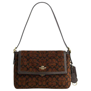 COACH Etta 29 Truffle Brown حقيبة.