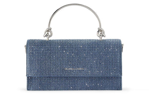 حقيبة Charles & Keith بمقبض علوي معدني وتصميم Crossbody.