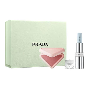 طقم مكياج بشعار PRADA بلاشر وبلسم شفاه، لقطة 5