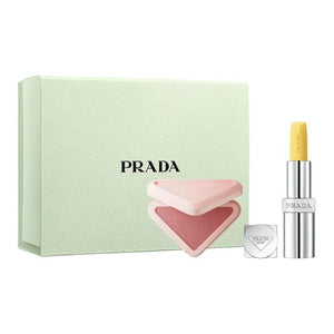 طقم مكياج بشعار PRADA بلاشر وبلسم شفاه، لقطة 11