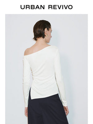 بلوزة نسائية بكتف مفتوح Urban Revivo منظر خلفي