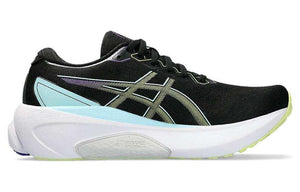 Asics Gel-Kayano 30 Women's Black, Yellow and Blue.
