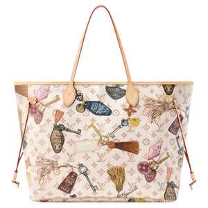 الإصدار الحصري من حقيبة Louis Vuitton Neverfull MM بطبعة المفاتيح والفنادق✨.