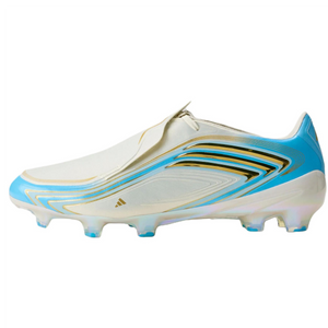 احذية كرة قدم اديداس F50 Messi Elite FG باللون الأبيض والأزرق