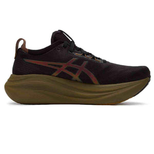 حذاء ركض ASICS GEL-NIMBUS 27 PLATINUM باللون الأسود للرجال.