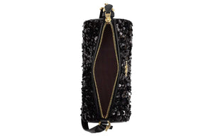 Coach Nolita Barrel Bag Sequin |🖤 حقيبة كوتش نوليتا باريل بالترتر الأسود.