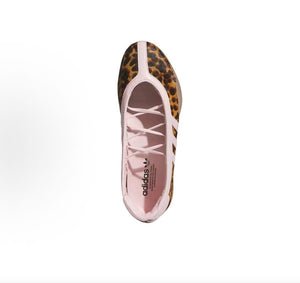 حذاء Adidas نسائي كاجوال مريح بنقشة الفهد الوردي - رفعة