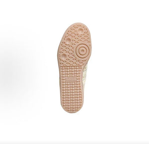 حذاء adidas Samba Mule مريح وعصري بتصميم مخرم كريمي - رفعة