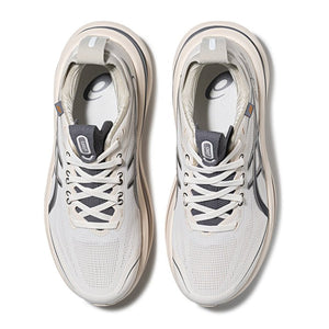 حذاء اسيكس ASICS GEL-NIMBUS 28 للجري بيج ورمادي - رفعة