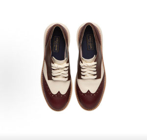 حذاء كول هان عنابي وأوف وايت | Cole Haan Burgundy - رفعة