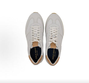 حذاء كول هان أبيض وبيج | Cole Haan White & Tan - رفعة