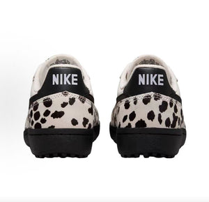حذاء Nike رياضي مميز بنقشة البقر أبيض وأسود - رفعة