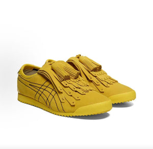 حذاء Onitsuka Tiger أصفر بشرابات حذاء رياضي أنيق - رفعة