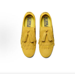 حذاء Onitsuka Tiger أصفر بشرابات حذاء رياضي أنيق - رفعة
