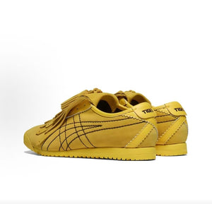 حذاء Onitsuka Tiger أصفر بشرابات حذاء رياضي أنيق - رفعة