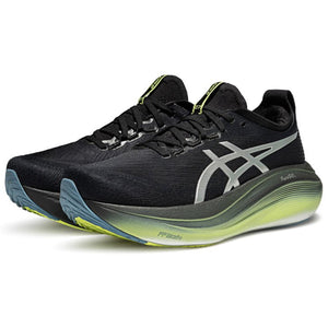حذاء رياضي ASICS بتقنية PureGEL - لون أسود ونيون - رفعة
