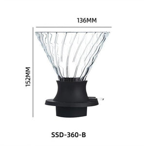 قمع تقطير قهوة HARIO V60 Switch بصمام تحكم - رفعة