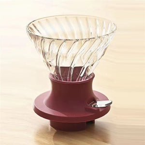 قمع تقطير قهوة HARIO V60 Switch بصمام تحكم - رفعة
