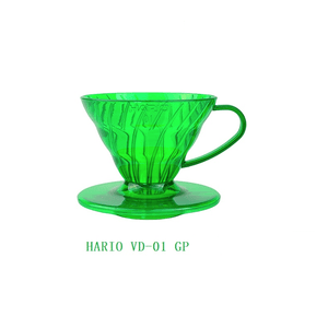 قمع ترشيح قهوة V60 من HARIO مادة Tritan لون أخضر - رفعة