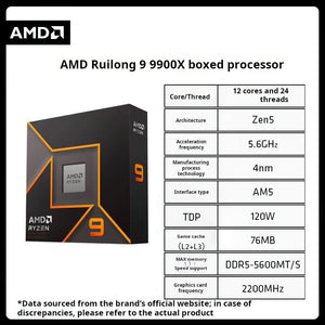 معالج AMD Ryzen 9000 Series بمعمارية Zen 5 للألعاب - رفعة