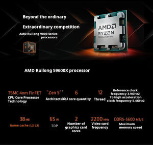 معالج AMD Ryzen 9000 Series بمعمارية Zen 5 للألعاب - رفعة