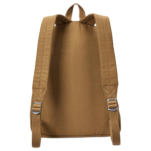 Back view of an authentic Polo Ralph Lauren backpack in camel brown, showing padded adjustable shoulder straps for optimal comfort.
الجهة الخلفية لحقيبة ظهر Polo Ralph Lauren أصلية باللون الجملي، توضح أحزمة الكتف المبطنة والقابلة للتعديل لأقصى درجات الراحة.