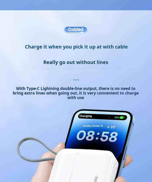 باور بانك REMAX بسعة 20000mAh مع شحن سريع PD27W.