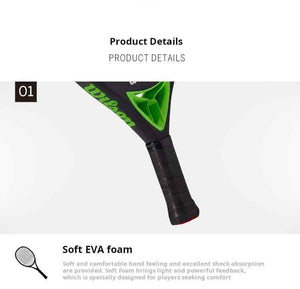 Wilson مضرب تنس باديل رسمي كربون فايبر احترافي للرجال والنساء | Wilson Padel Racket.