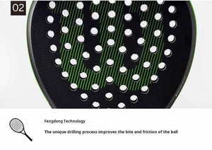 Wilson مضرب تنس باديل رسمي كربون فايبر احترافي للرجال والنساء | Wilson Padel Racket.