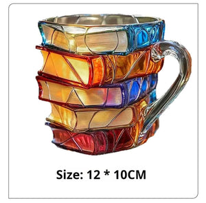 JOJO Painted Book Mug Coffee.