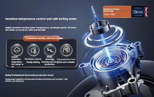 غلاية Supor Kettle Stainless Steel Boiling Water Hand Drip Coffee.