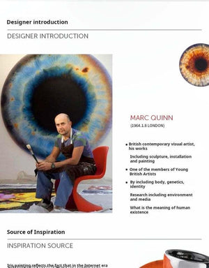 illy Marc Quinn Espresso & Cappuccino Cup.