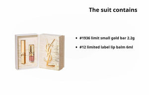 YSL Saint Laurent Lipstick and Lip Gloss Makeup Set Limited Edition.