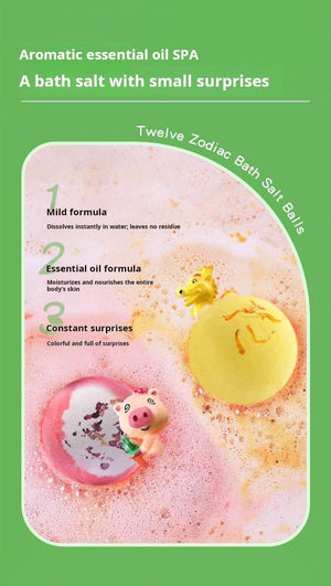 best bath toys : مجموعة كرات ملح الاستحمام البلورية للأطفال.