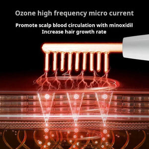 مشط Micro Current لتحفيز نمو الشعر ومنع التساقط.