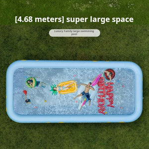 مسبح Swimming Pool عائلي كبير قابل للنفخ.
