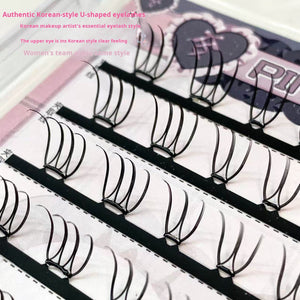 Oliveyoung eyelashes in the same style! ins Korean girl group U-shaped false eyelashes are rooted and have a sense of clarity in Korea