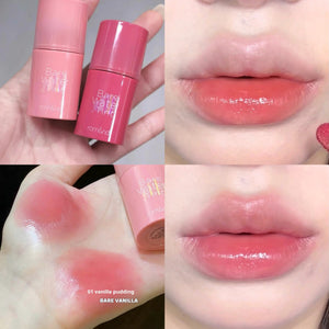 Korean women pseudo-plain lips! Romand watery lip glaze dye lip liquid moisturizes and long-lasting, covers lip lines without fading, and is low saturation.