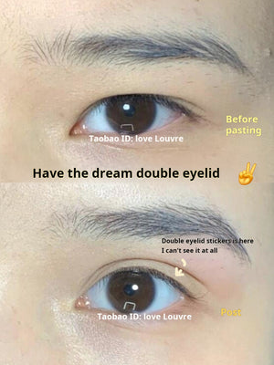 Change the shape of your eyes with your bare hands in 3 seconds! Drop-shaped lace double eyelid patches are sticky when exposed to water, invisible swollen eye bubbles, and prevent sagging