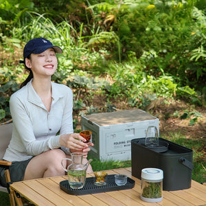 Tea set cup washer lazy automatic one-key teapot cleaning tea table tea washing artifact tea flush cleaning cup washer machine
