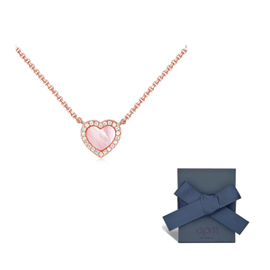 apm monaco VALENTINE collection zirconia necklace.