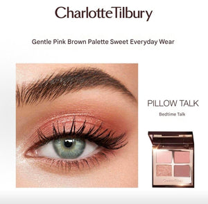 طقم مكياج Charlotte Tilbury Pillow Talk مع مرآة وقلوس 152 - رفعة