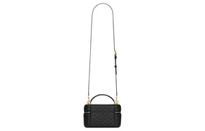 SAINT LAURENT GABY black سان لوران حقيبة مستحضرات تجميل غابي جلد ماعز.