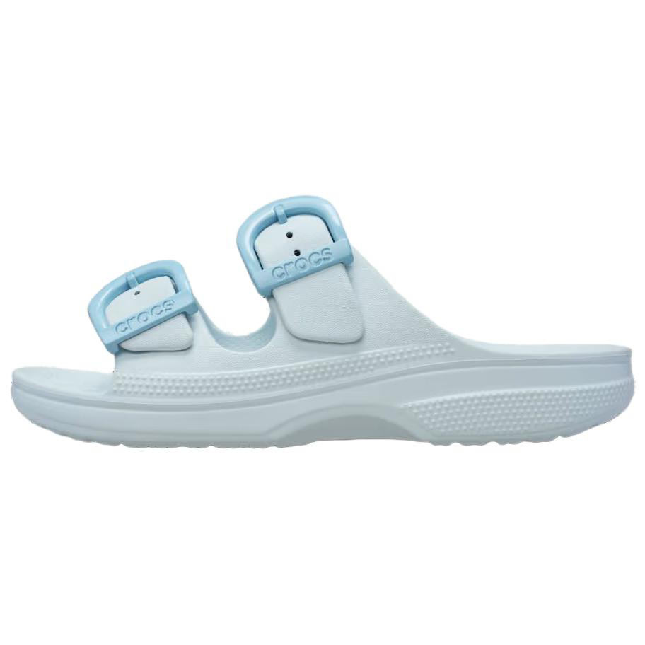 Crocs Saturday lightweight and stylish anti-abrasion slippers for women, light blue