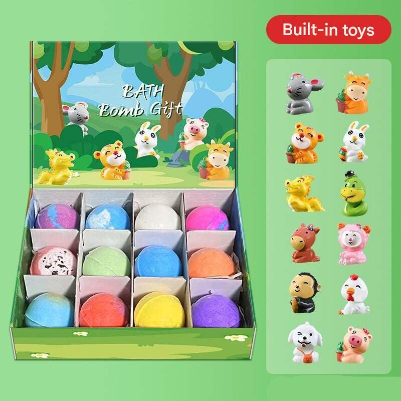 Bath Bombs With Bath Toys Inside Zodiac| كرات استحمام مليئة بالمفاجآت.