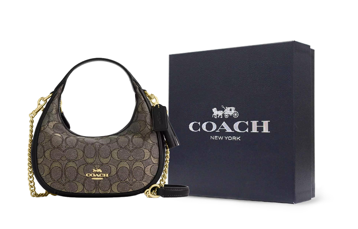 COACH CARMEN 20  Charcoal Black.