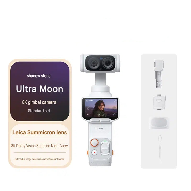 كاميرا Insta360 Luna Ultra 8K Gimbal Camera - رؤية ليلية فائقة