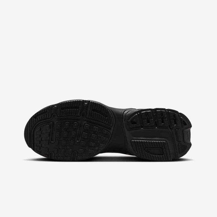 Nike P-6000 Triple Black sneaker outsole showing grip and durability.